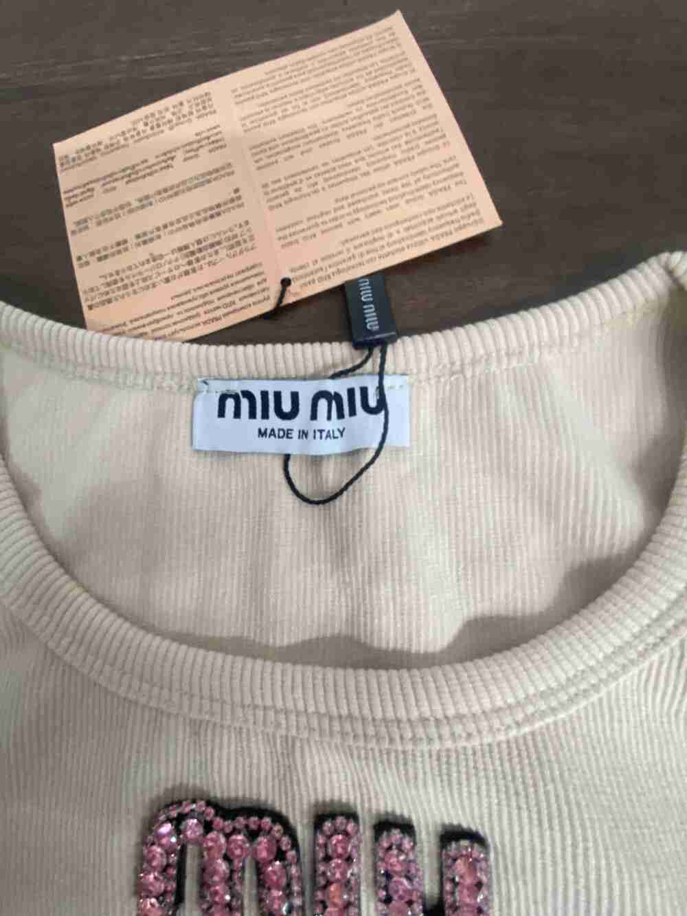 ⚡ Women Off‑White Fitted Knit Tank Top Pink Rhinestone Daily Layering Top - Picture 2 of 5